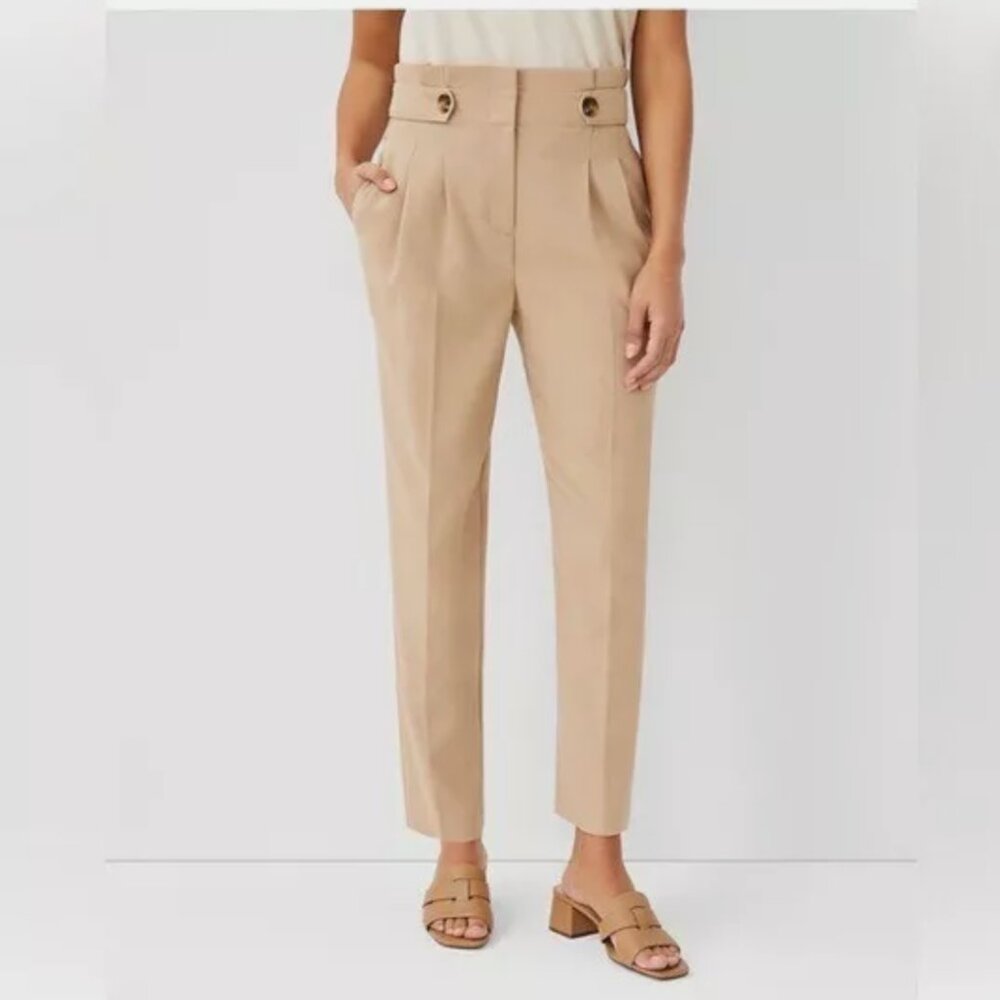 Ann Taylor High Wast Paper Bag Pants (Never Worn)